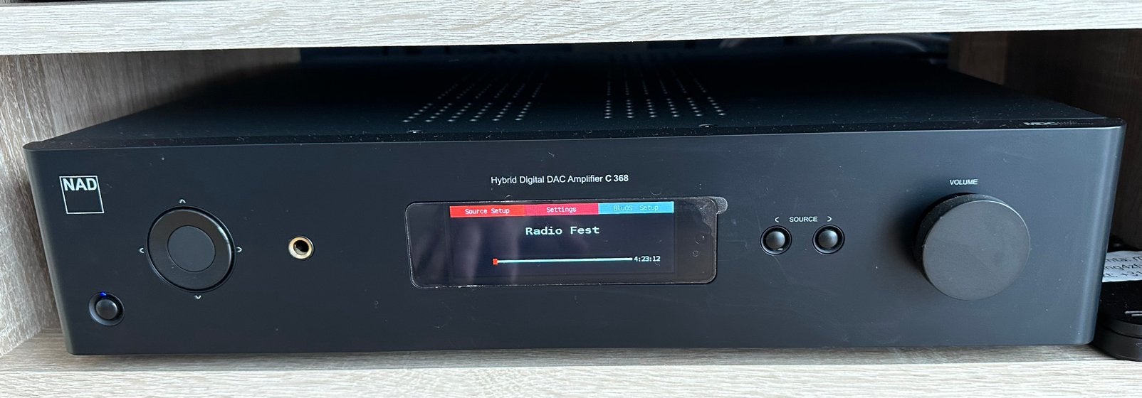 NAD C 368 plus MDC BluOS 2i, Audio, Tv en Foto, Versterkers en Receivers, Zo goed als nieuw, Stereo, 120 watt of meer, Overige merken