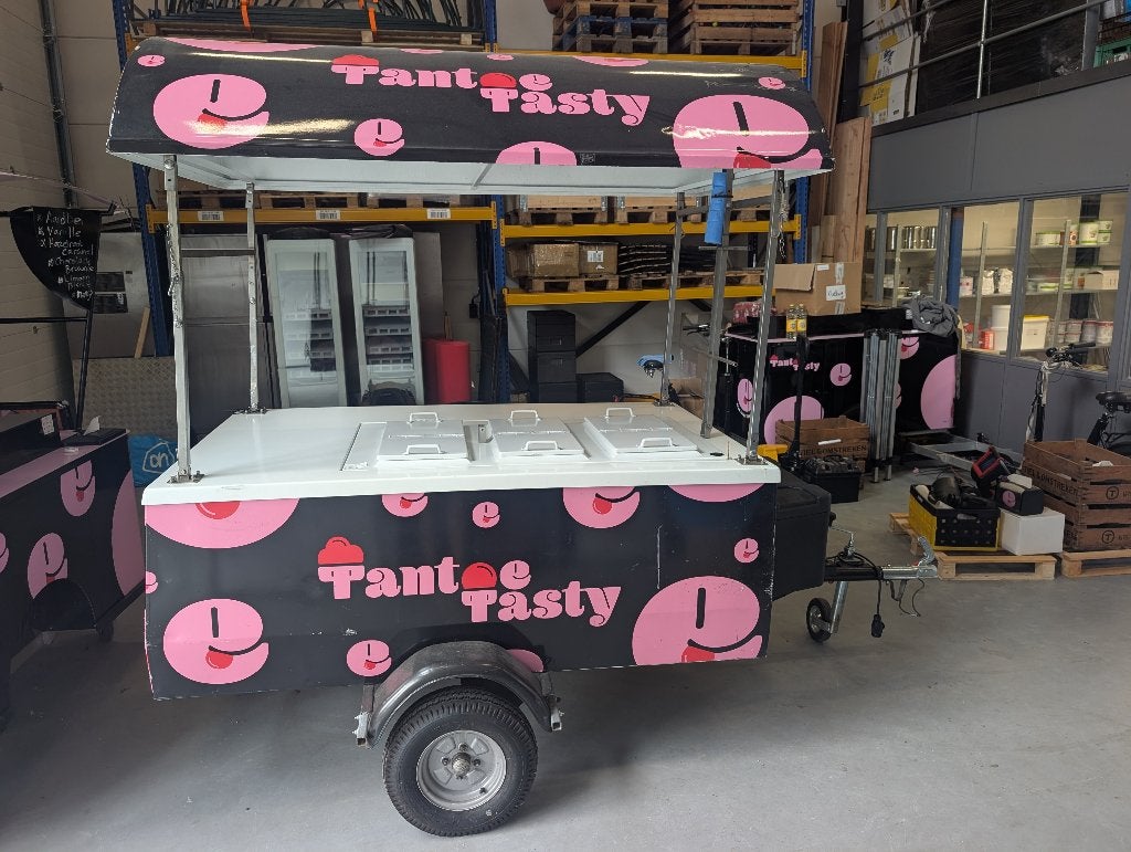 opvallende en leuke ijskar aanhangwagen, Ophalen, IJs