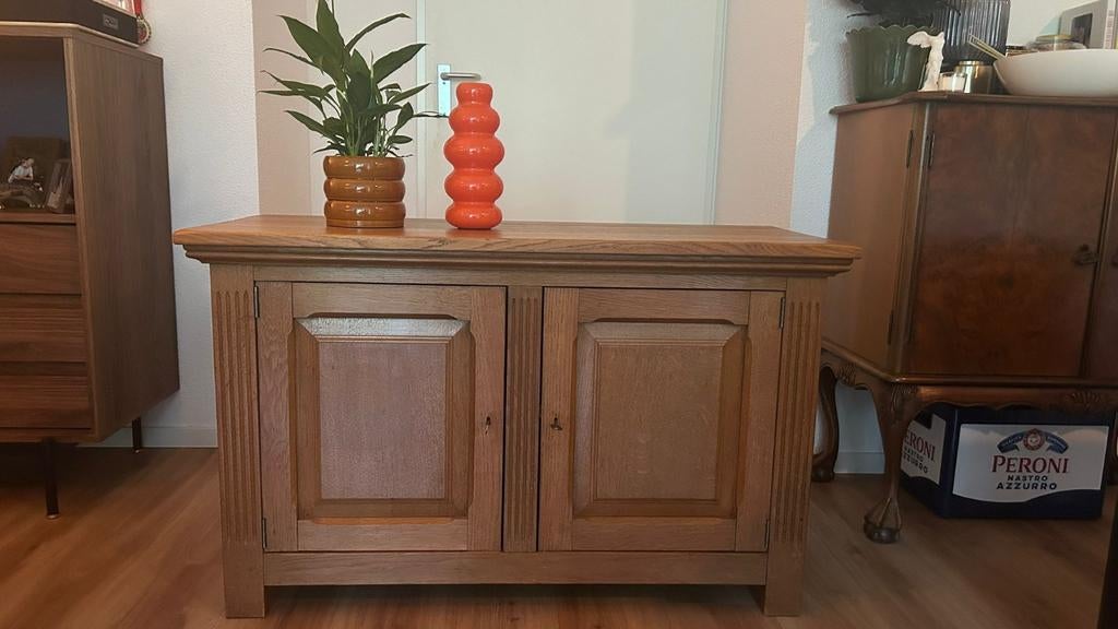 Vintage dressoir/TV-meubel, Huis en Inrichting, Kasten | Dressoirs, Ophalen, 100 tot 150 cm, Vintage, Zo goed als nieuw