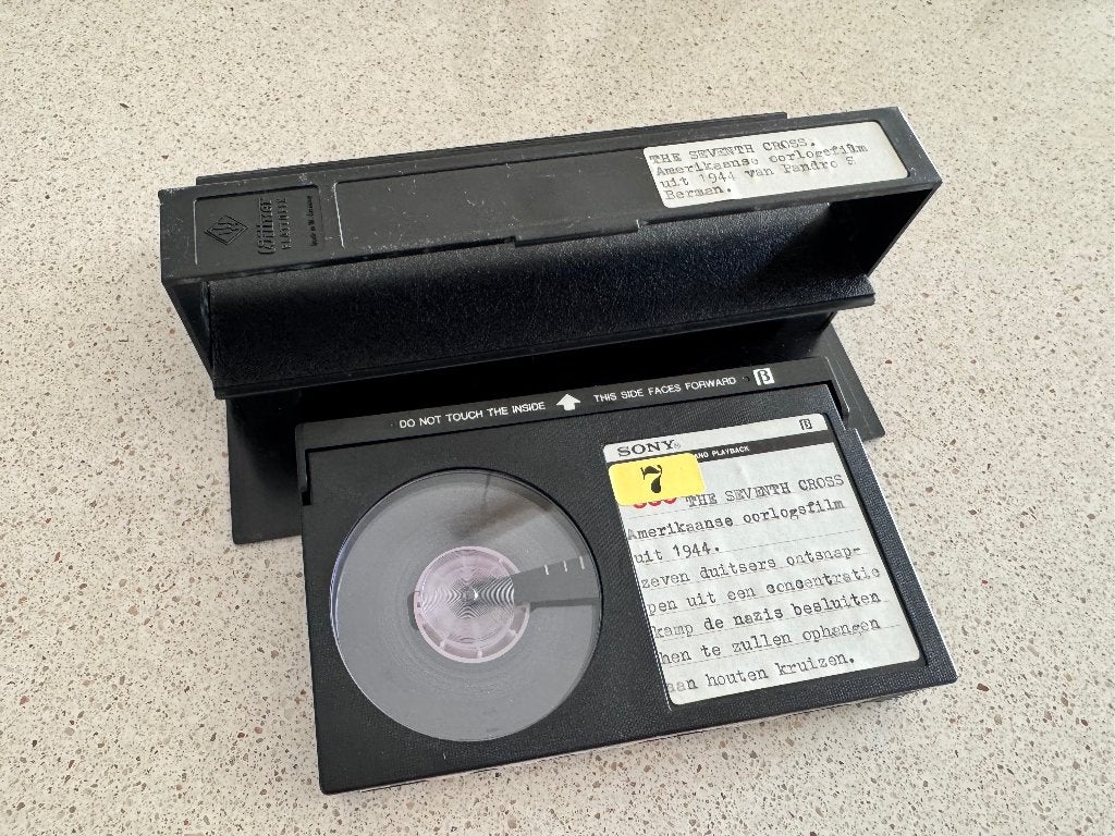 The Seventh Cross (1944) - Amerikaanse oorlogsfilm (Betamax), Nederlands ondertiteld, Ophalen of Verzenden, Vanaf 12 jaar, Gebruikt