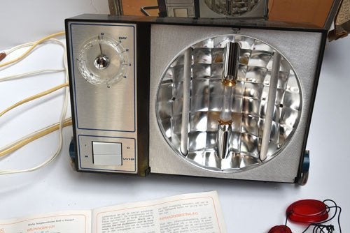 Infrarood apparaat vintage/retro, Philips Sunlamp de luxe, Witgoed en Apparatuur, Zonnebanken en Gezichtsbruiners, Ophalen of Verzenden