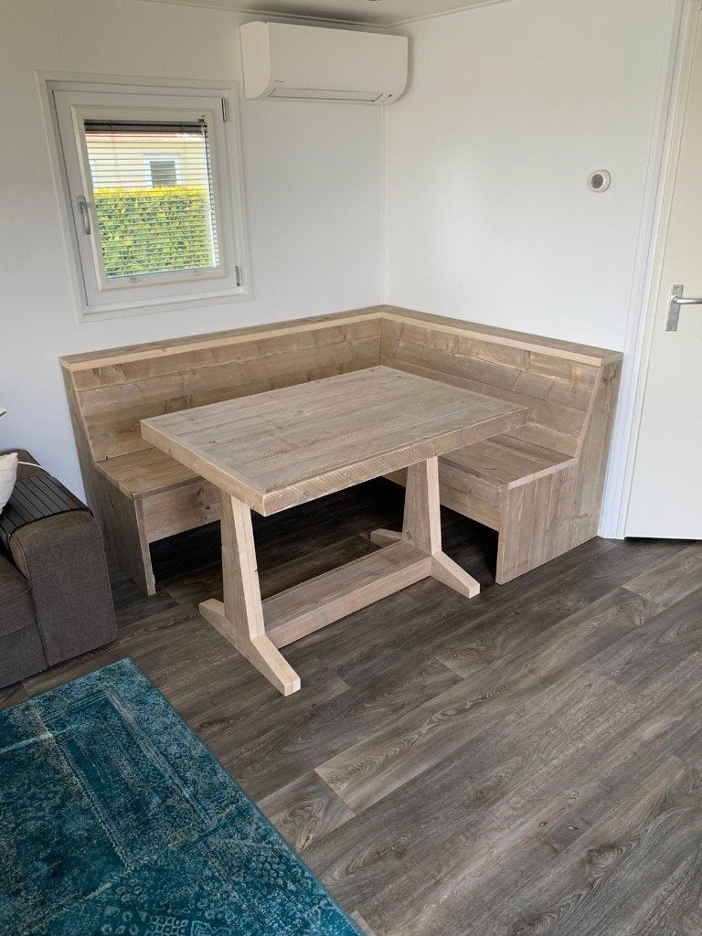 Houten Zithoek, Oostenrijkse stijl. UNIEK, Huis en Inrichting, Ophalen of Verzenden, Nieuw, Overige materialen, Landelijk, rustiek
