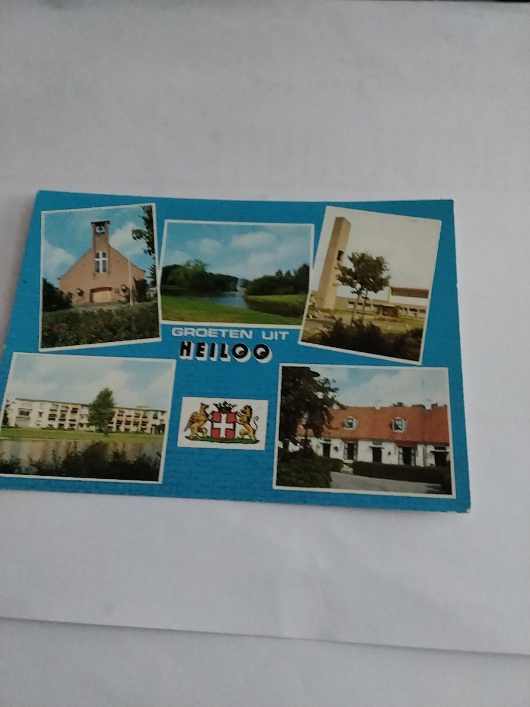 Ansichtkaart Groeten uit Heiloo - Diverse gezichten, Verzamelen, Ophalen of Verzenden, 1960 tot 1980, Ongelopen, Noord-Holland