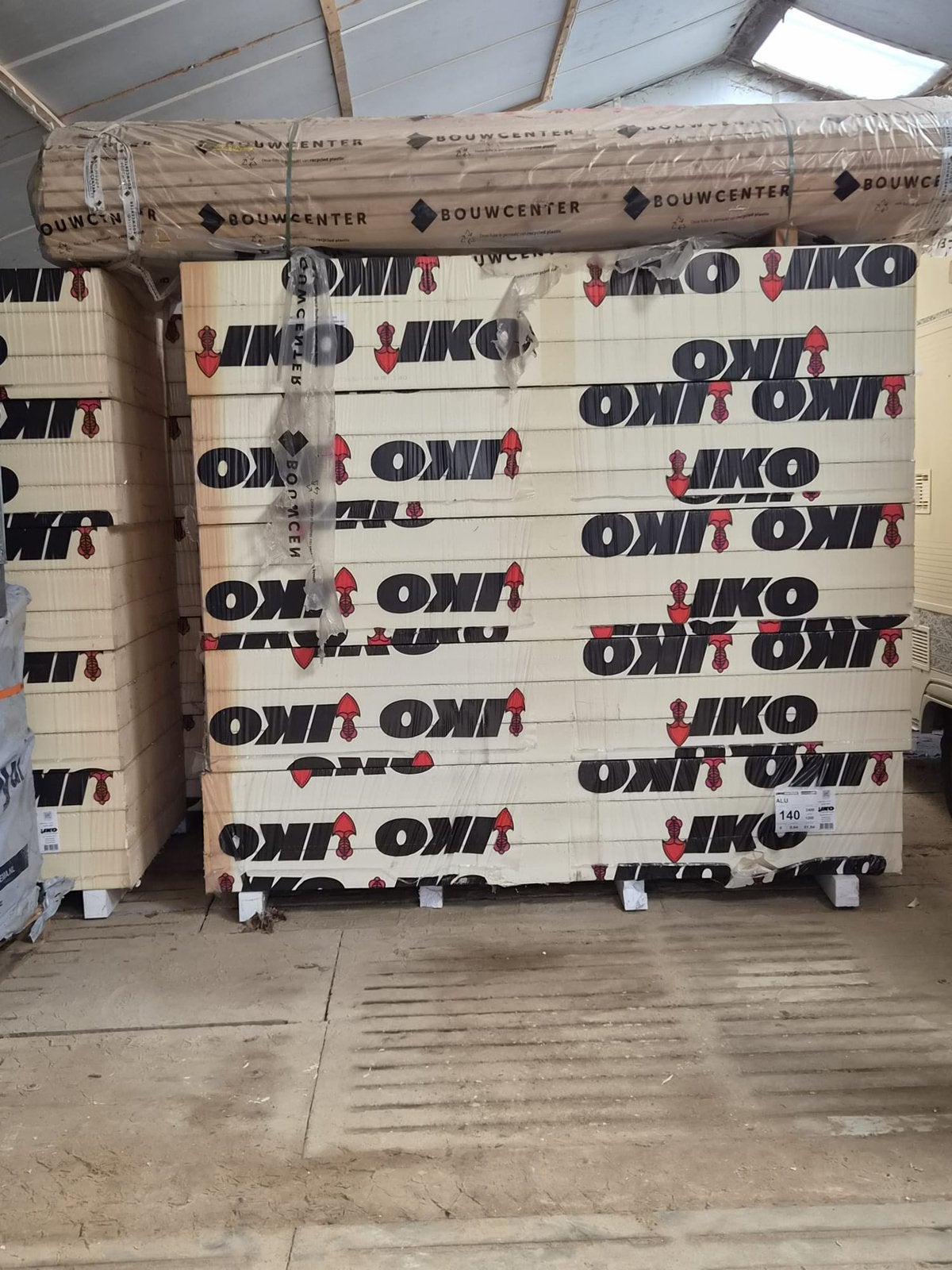 140mmPIR Isolatie 2 zijdig alu, Ophalen, Nieuw