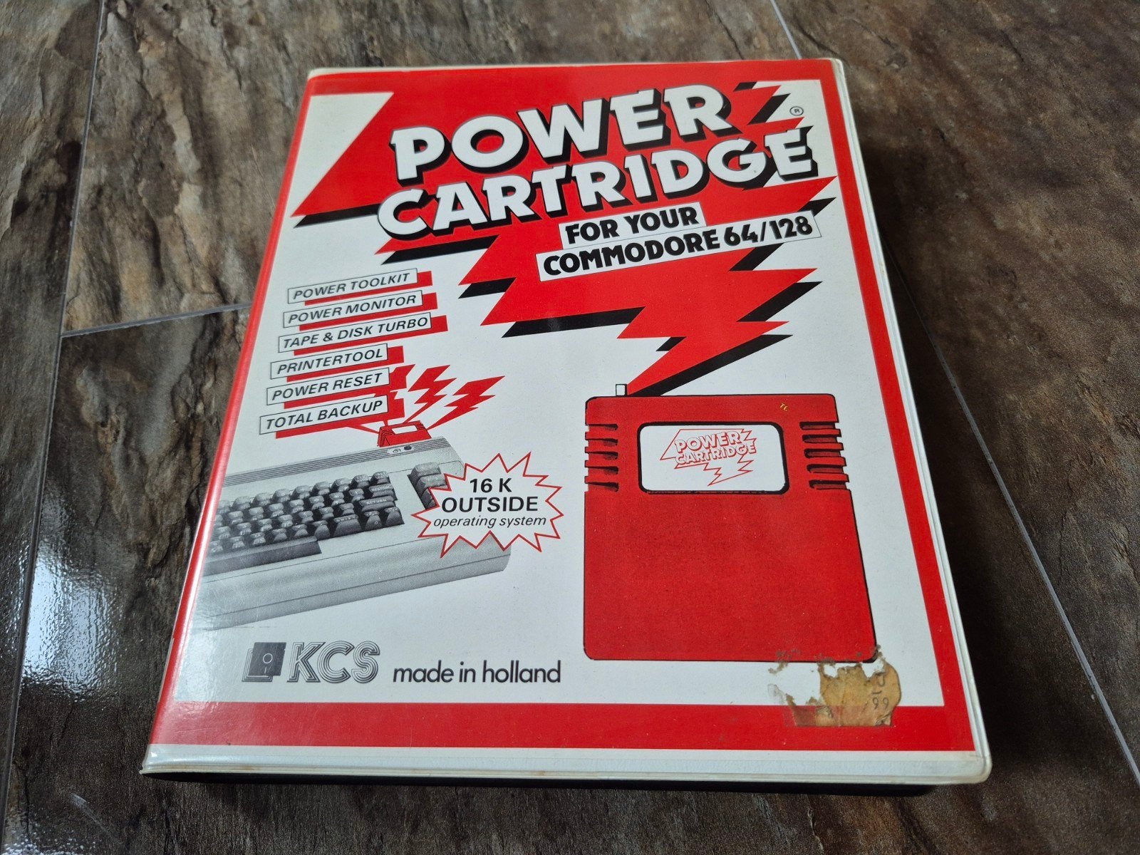 Commodore 64 Power Cartridge compleet in Big Box, Computers en Software, Vintage Computers, Ophalen of Verzenden, KCS