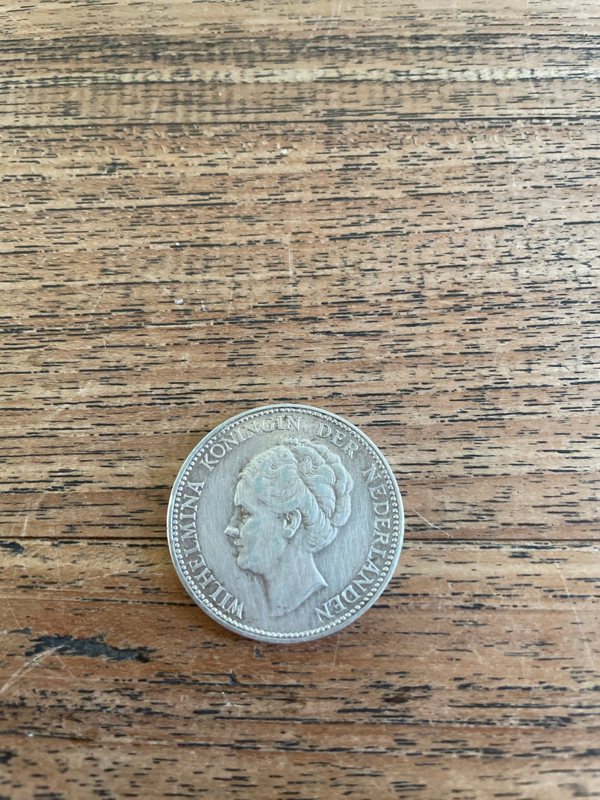 Zilveren 1 Gulden Koningin Wilhelmina 1922, 1 gulden, Zilver, Ophalen of Verzenden, Koningin Wilhelmina