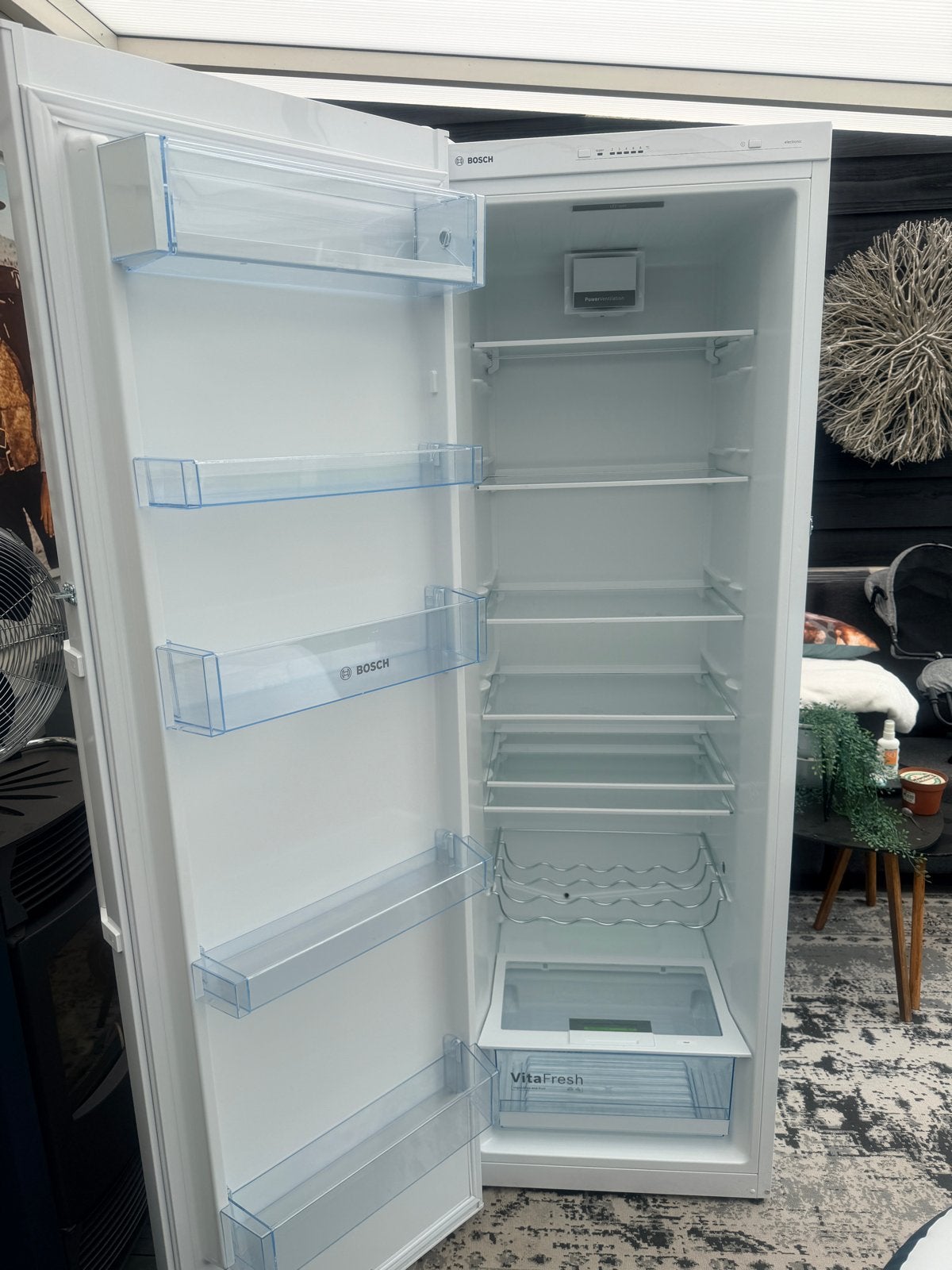 Bosch koelkast KSV36VWEP - Niet nieuw, met slot, 200 liter of meer, 60 cm of meer, Energieklasse A of zuiniger, Zonder vriesvak