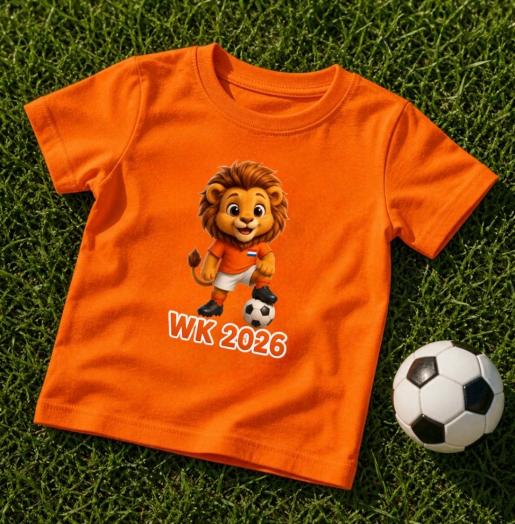 Baby oranje T-shirt in 3 prints 0 jaar 1 jaar 2 jaar 3 jaar, Nieuw, Shirtje of Longsleeve, SH1RTS & SUGAR, Verzenden