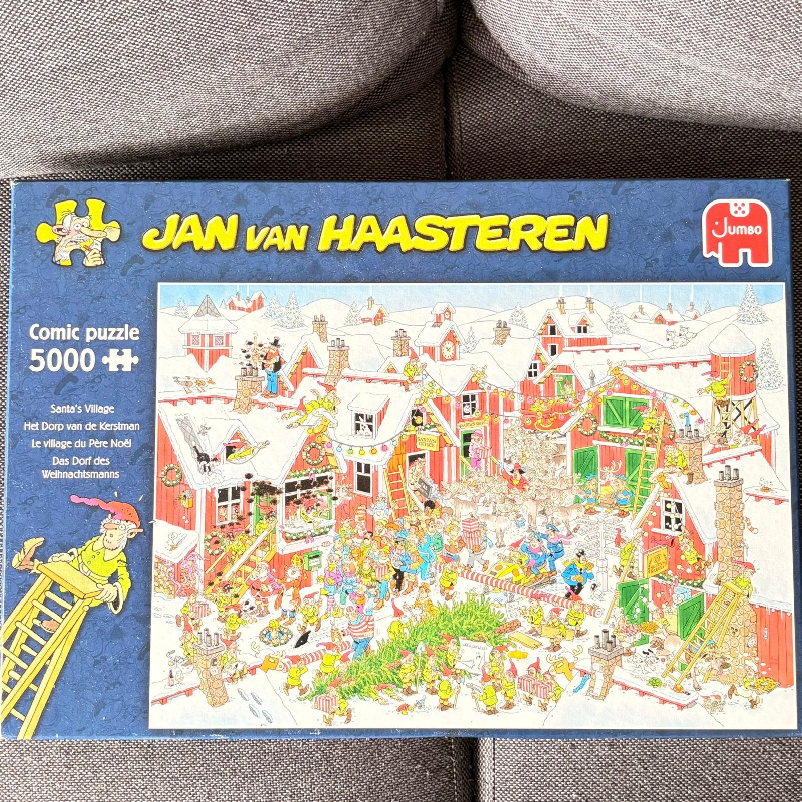 Van haasteren 5000 stukjes puzzel, Hobby en Vrije tijd, Denksport en Puzzels, Ophalen of Verzenden, Meer dan 1500 stukjes, Zo goed als nieuw