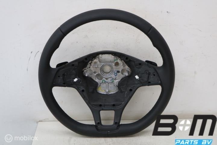 Leder stuur met flippers VW Golf 7 FL 5G0419091BH, Gebruikt