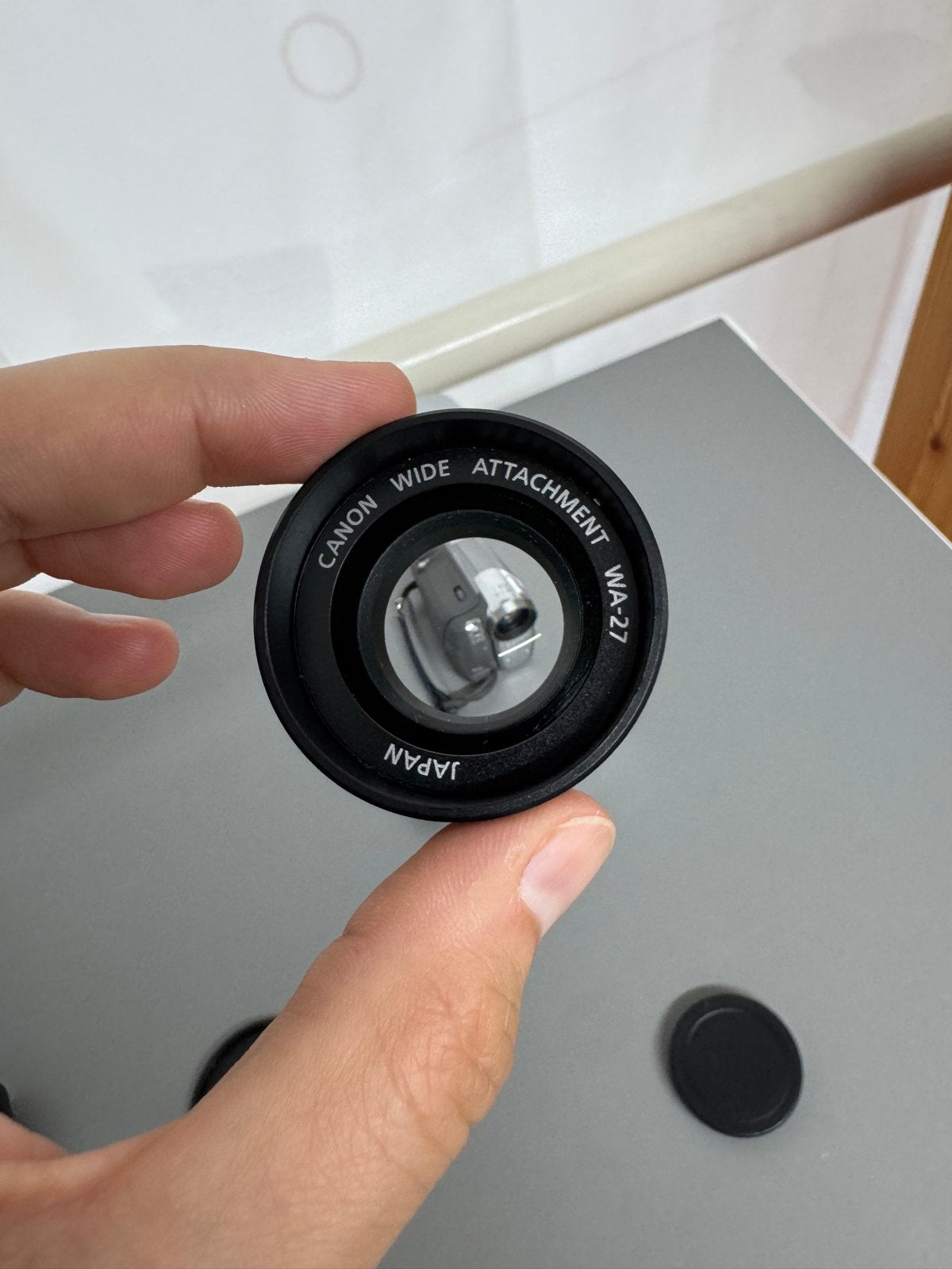 Canon Wide Attachment WA-27 - Groothoek Voorzetlens, Gebruikt, Canon, Ophalen of Verzenden, Overige vattingen