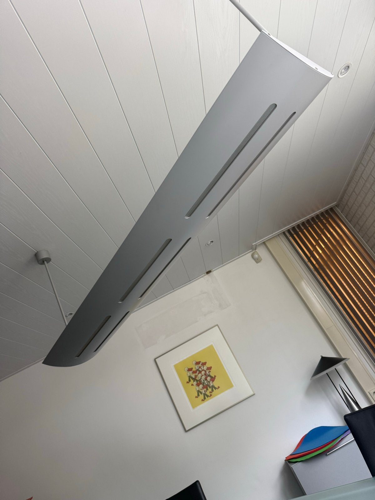 Reinhard Bureau Kamp - Moderne Hanglamp, Gebruikt, Overige fittingen, Ophalen of Verzenden, Metaal
