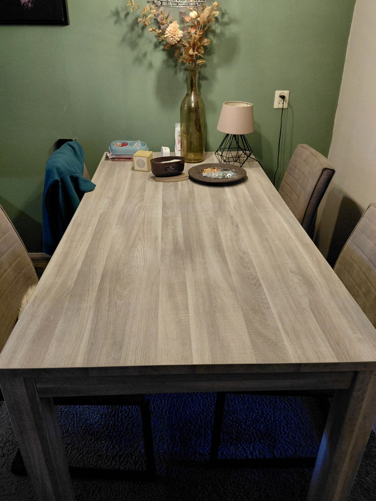 Nette eettafel,  1.80x90, Huis en Inrichting, Ophalen, Gebruikt