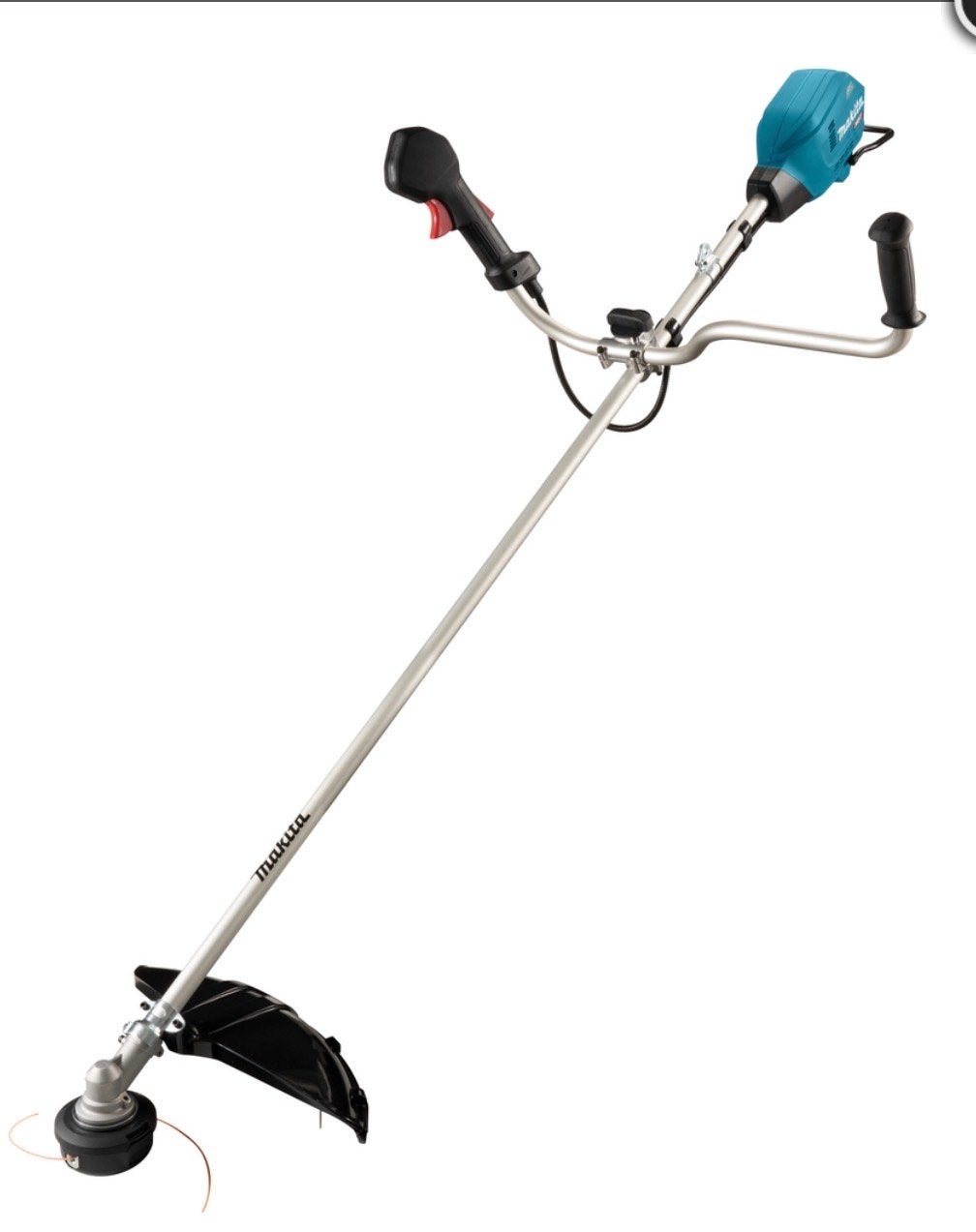 Makita XGT 40V Max Bosmaaier U-greep met accu en lader, Ophalen, Gebruikt, 30 tot 50 cm, Accu