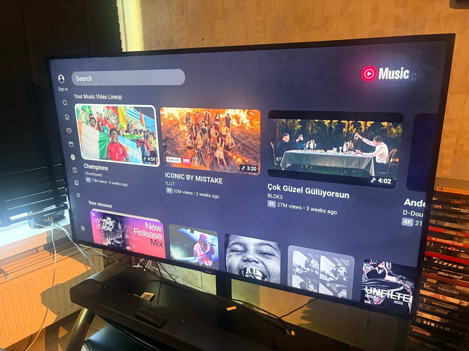 Philips Smart TV 4K UHD 65 inch - used, Ophalen, Philips, LED, 50 Hz