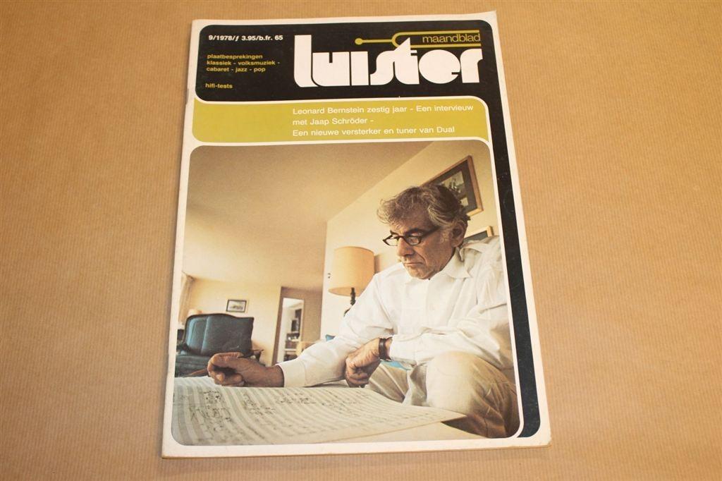 Vintage magazine - Luister - 1978 - Audio e.d., Ophalen of Verzenden, 1960 tot 1980, Knipsel(s)