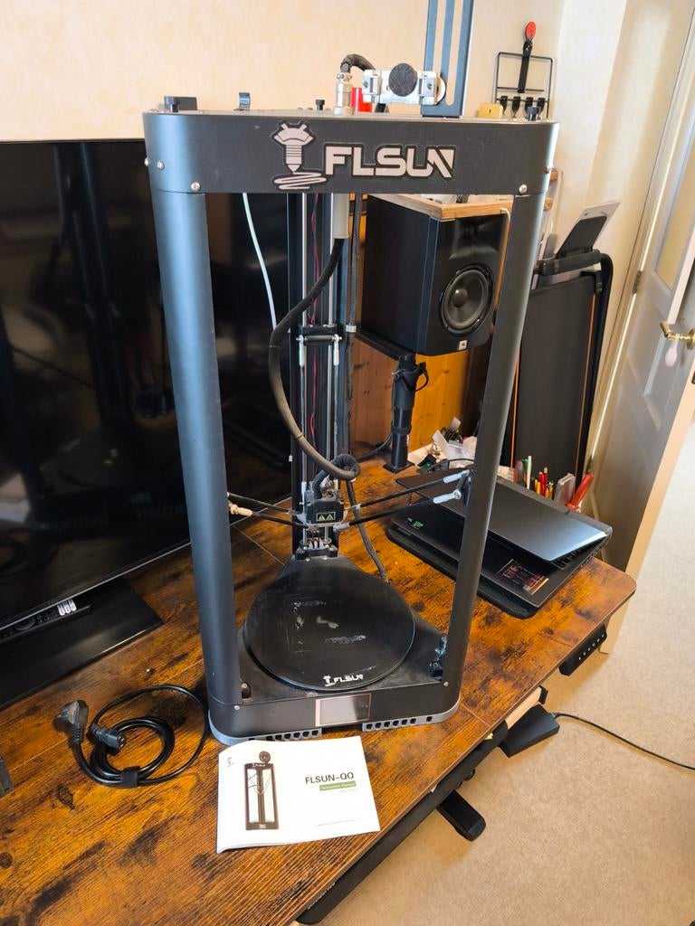 FLSUN QQs Delta 3D-printer, Computers en Software, 3D Printers, Gebruikt, Filament, Ophalen