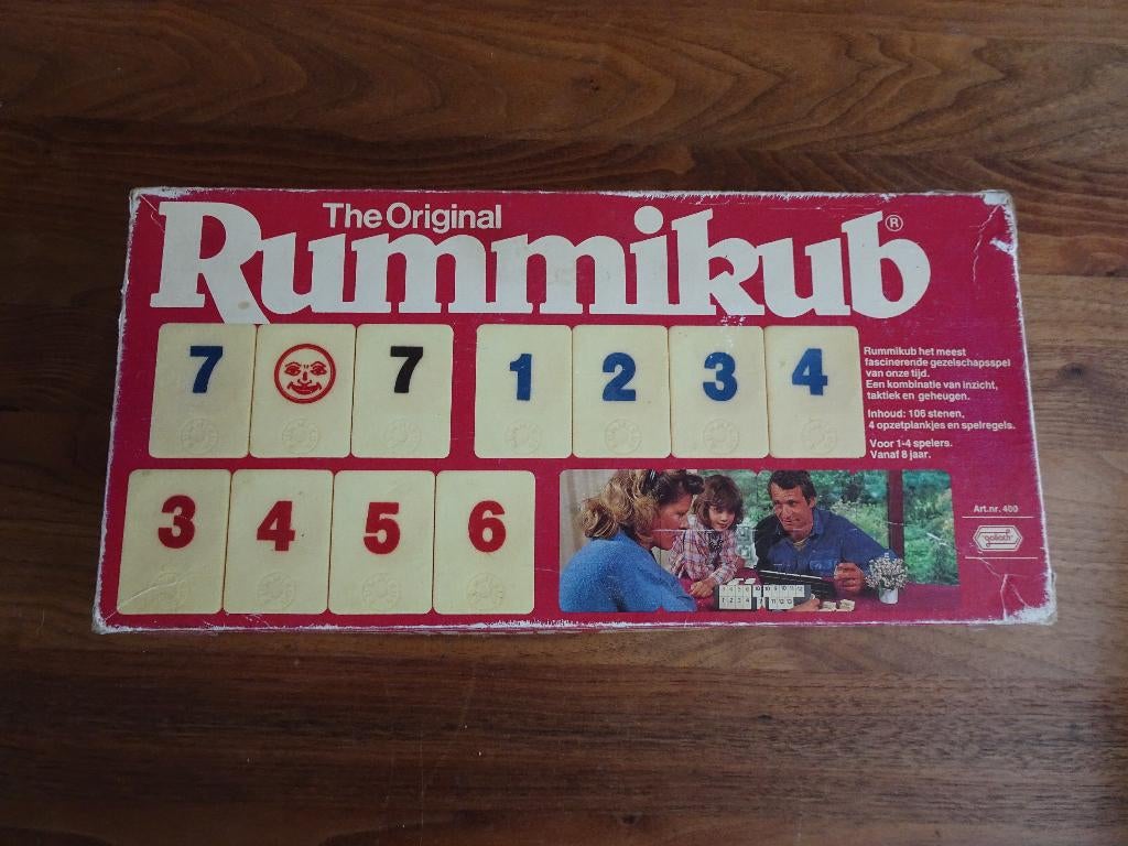 Rummikub original normale uitvoering, Hobby en Vrije tijd, Gezelschapsspellen | Bordspellen, Een of twee spelers, Ophalen of Verzenden