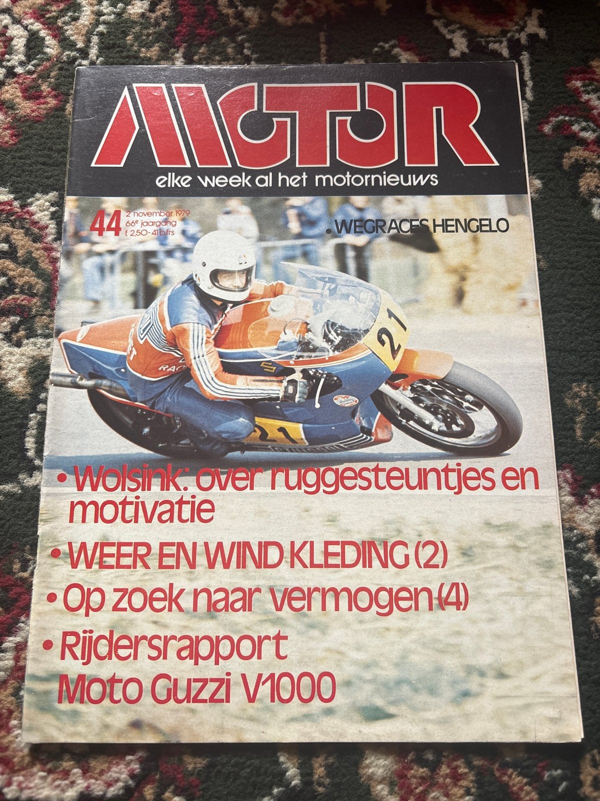 Motor Magazine 2 november 1979 - Wegraces Hengelo, Ophalen of Verzenden, Gelezen, Algemeen