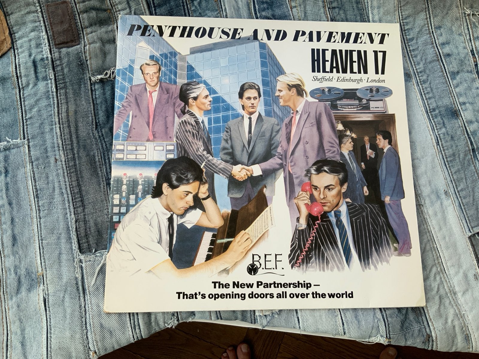 Heaven 17 - Penthouse and Pavement LP (1981), Originele persing, Ophalen of Verzenden, Gebruikt, 12 inch