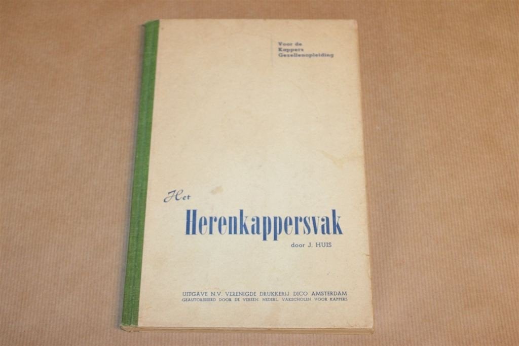Herenkappersvak — Opleiding Kapper — Vintage Vakboek 1950, Ophalen of Verzenden, Gelezen