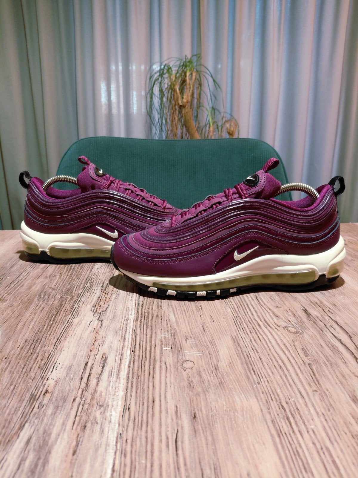 Nike Air Max 97 Premium 'Bordeaux' Size 38,5, Kleding | Dames, Schoenen, Overige kleuren, Nike, Ophalen of Verzenden, Sneakers of Gympen