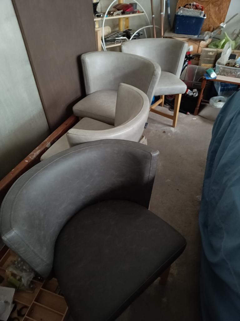 Eettafel met 4 stoelen - 89.5x160x78 cm, Huis en Inrichting, Stoelen, Ophalen of Verzenden