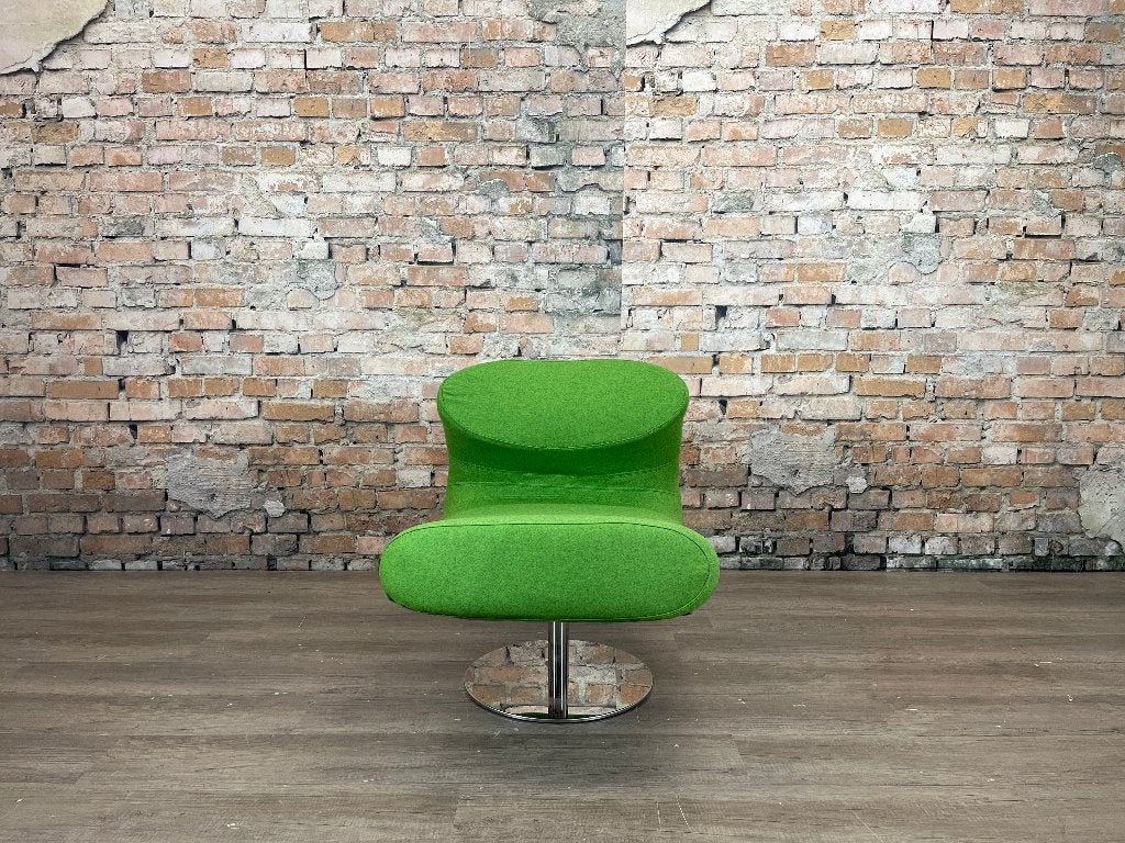 Softline Rio Poef – Groen | Busk+Hertzog, Ophalen, Design, 75 tot 100 cm, Zo goed als nieuw
