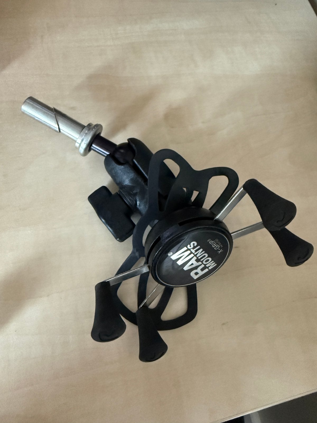 RAM Mounts X-Grip houder met kroonplaat bevestiging, Ophalen of Verzenden, Zo goed als nieuw, Telefoonhanger of Accessoire, Apple iPhone