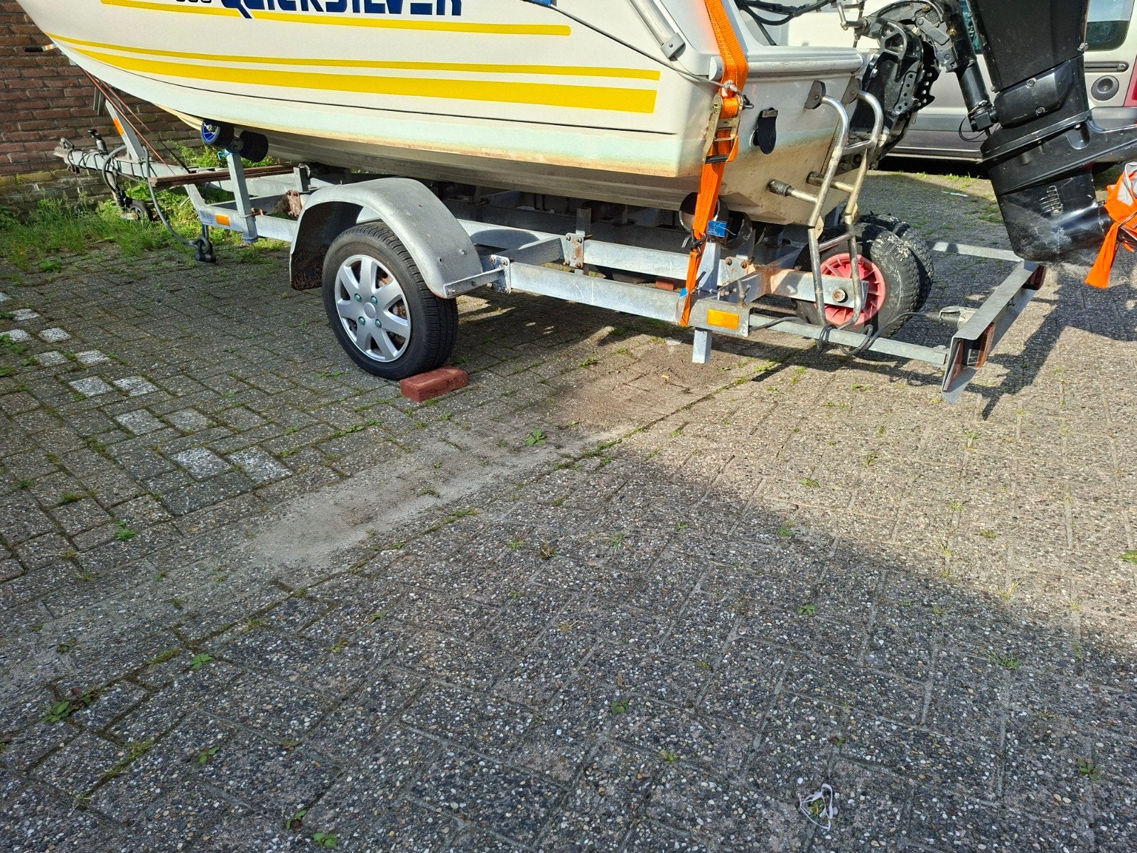 Te koop aangeboden boottrailer, Watersport en Boten, Boottrailers, Ophalen of Verzenden, Minder dan 6 meter