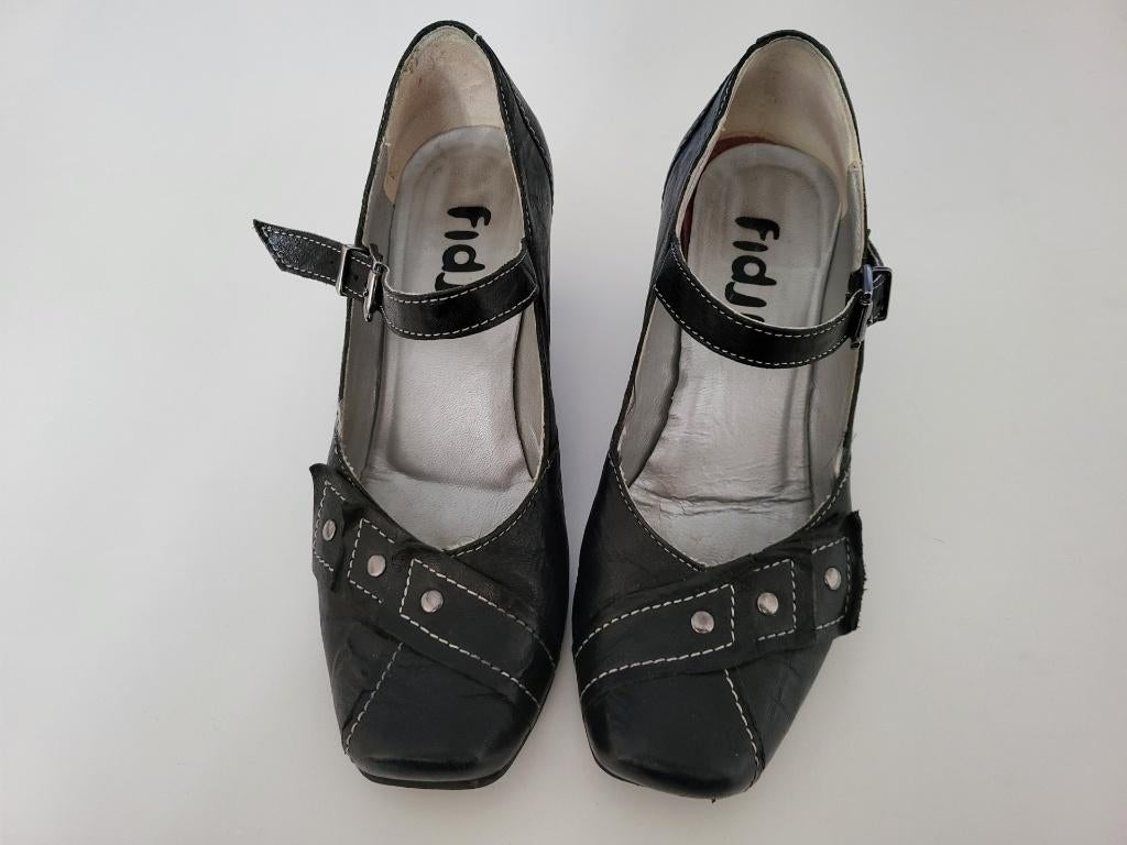 Zo goed als nieuwe hakschoenen van Fidji, maat 37, Kleding | Dames, Schoenen, Pumps, Verzenden, Zwart, Fidji