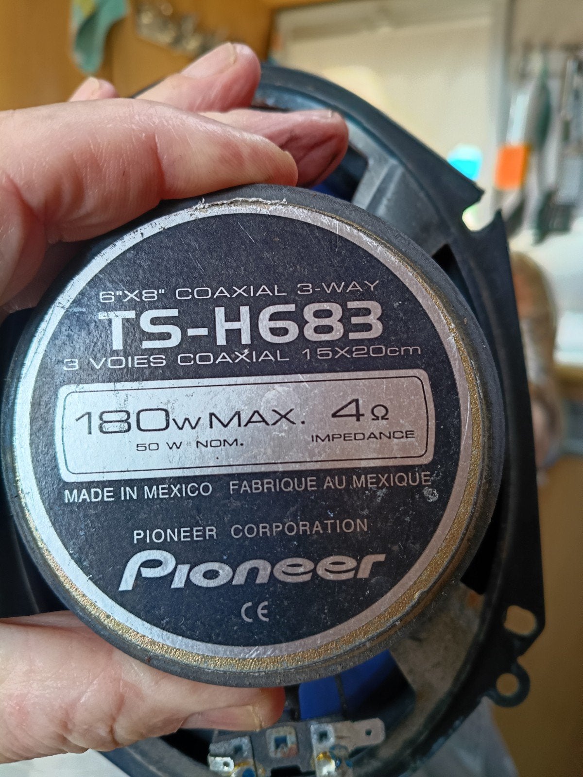 Pioneer TS-H683  autoluidspreker, Auto diversen, Autospeakers, Ophalen of Verzenden, Gebruikt