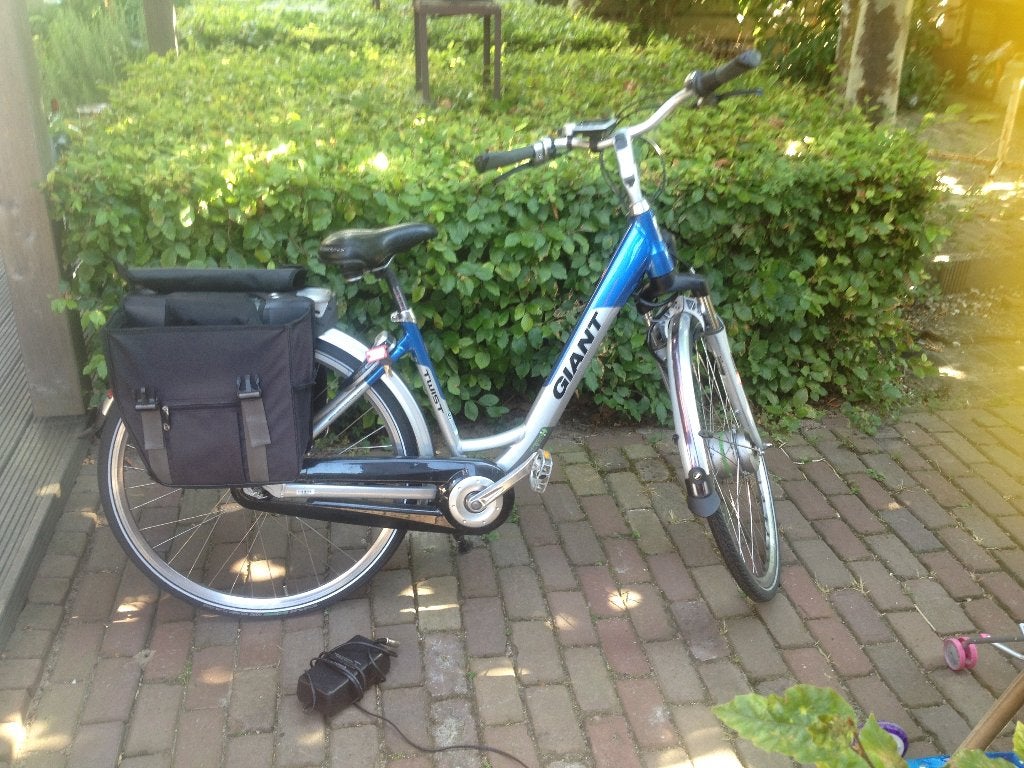 GIANT TWIST go double accu,s doen het niet bieden of ruilen, Fietsen en Brommers, Elektrische fietsen, Ophalen, Gebruikt, Minder dan 30 km per accu