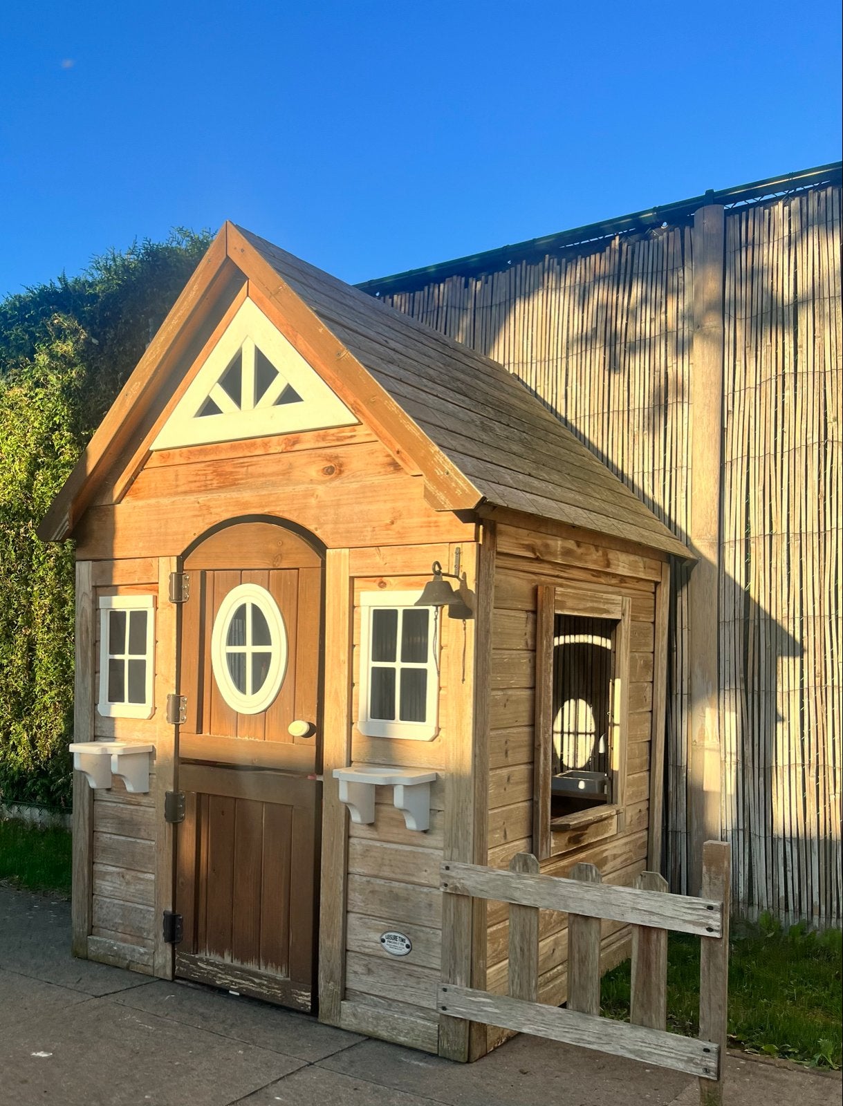 Houten speelhuisje voor kinderen, Ophalen, Gebruikt, Hout