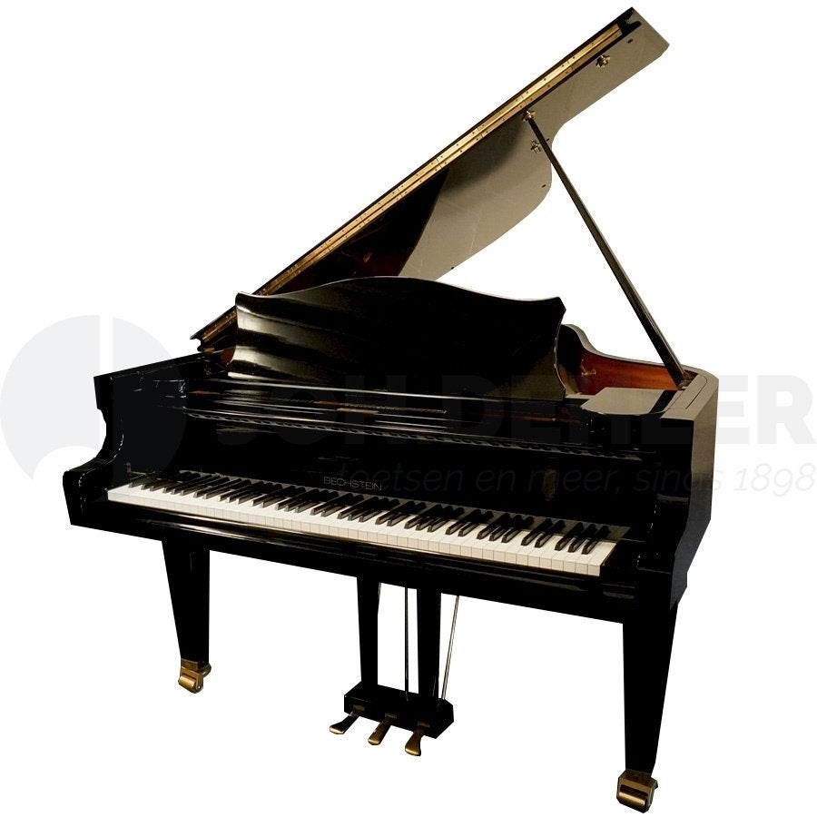 Bechstein A-189 Vleugel - 1997 - Zwart Hoogglans, Gebruikt, Zwart, Ophalen of Verzenden, Bechstein