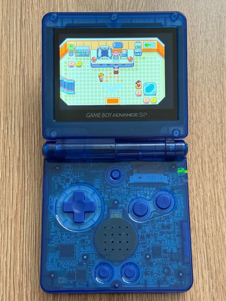 Nintendo Gameboy Advance SP met IPS V5 scherm, Spelcomputers en Games, Verzenden, Refurbished, Game Boy Advance SP