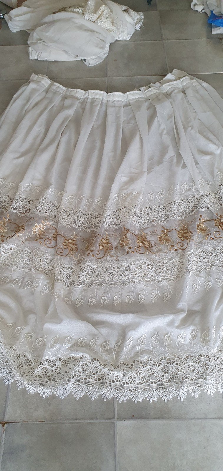 Vitrage gordijnen, Ophalen of Verzenden, Wit, Vitrage, Polyester