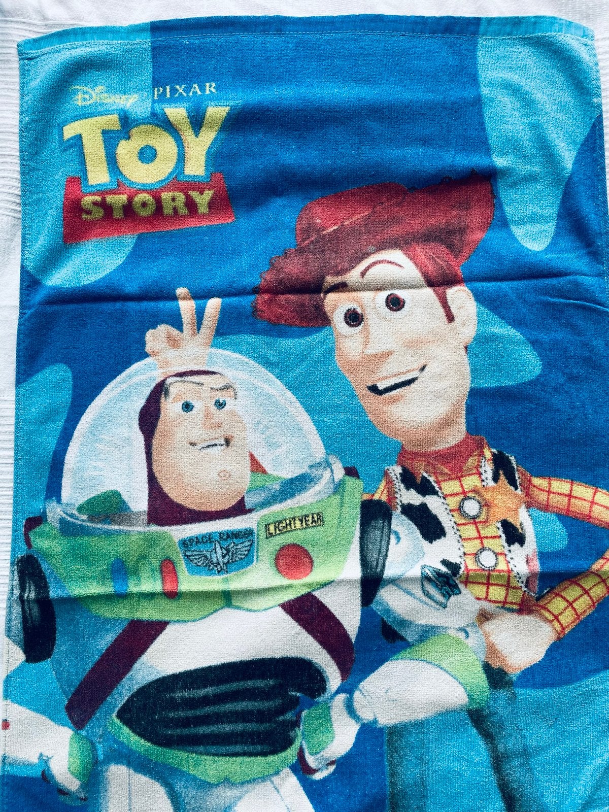 Toy Story Disney Badhanddoek Strandlaken 115 x 60 cm Katoen, Ophalen of Verzenden, Gebruikt, Jongen of Meisje, Zwem-accessoire