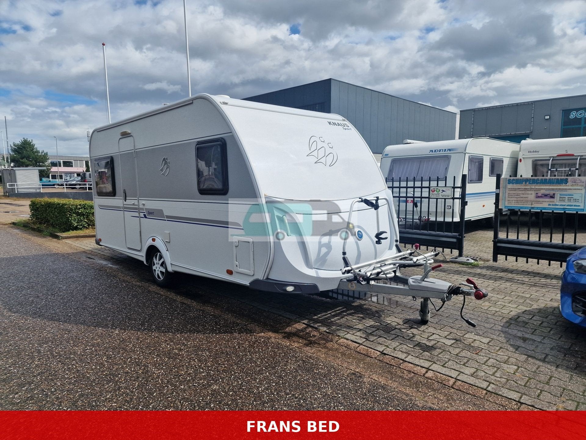 Knaus sport 450 FU 2011 Mover, tent, fietsendrager, Bedrijf, Knaus, Schokbreker, 8 meter en meer