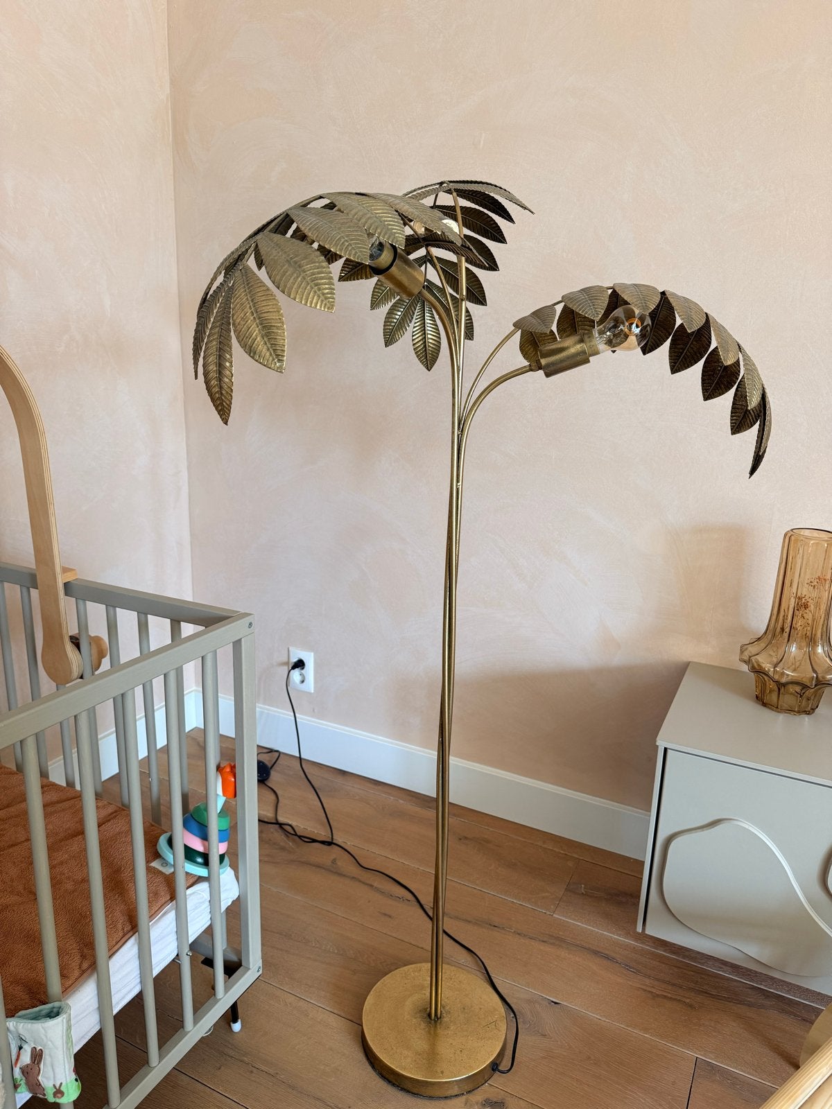 vloerlamp, Huis en Inrichting, Ophalen, Overige fittingen, Zo goed als nieuw, Metaal