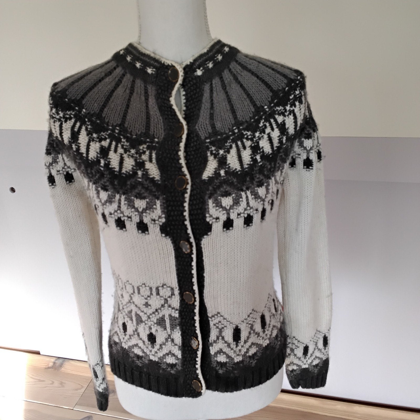 Jackpot noors vest katoen wol maat s/m, Ophalen of Verzenden, Rechthoekig