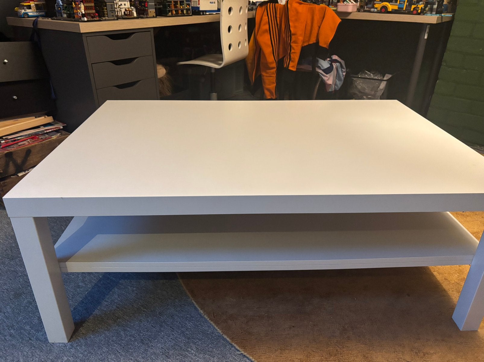 IKEA LACK Salontafel Groot – Wit – Zo goed als nieuw, Ophalen, 100 tot 150 cm, 50 tot 100 cm, Zo goed als nieuw