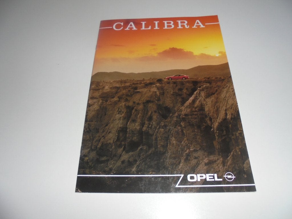 brochure Opel Calibra  1991, Ophalen of Verzenden, Nieuw, Opel