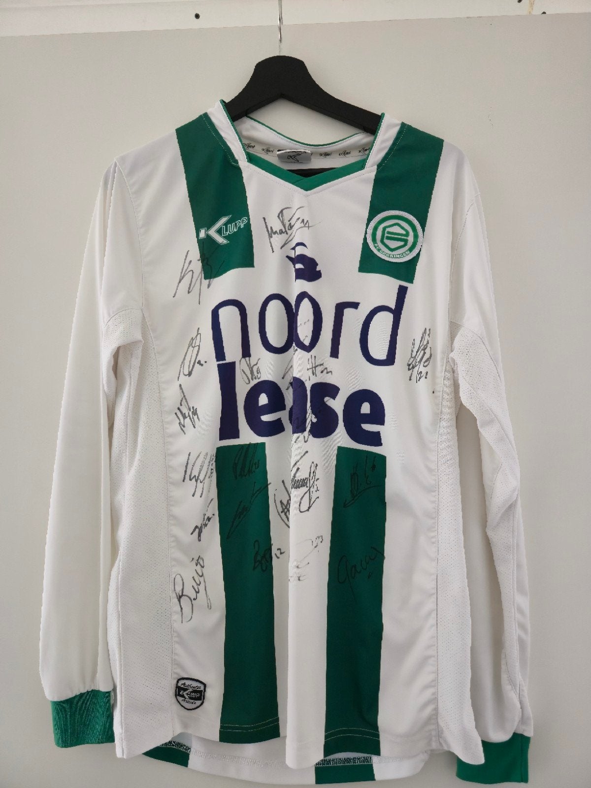 Officieel gesigneerd FC Groningen shirt 2010/2011, Sport en Fitness, Voetbal, Shirt, Ophalen of Verzenden