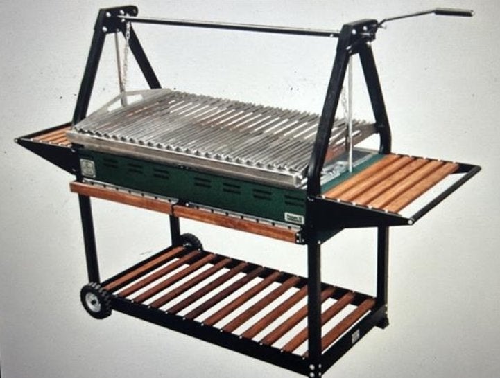 Argentijnse Barbecue / Asado Grill - Pampa II DUO (RVS), Ophalen, Gebruikt, Hobby grill, Met accessoires
