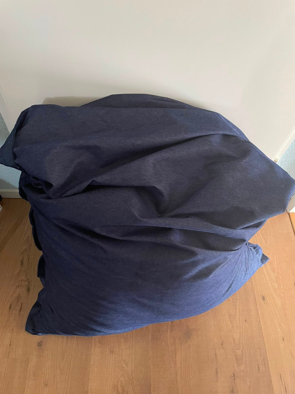 Zitzak donkerblauw, Ophalen, Zo goed als nieuw, Blauw