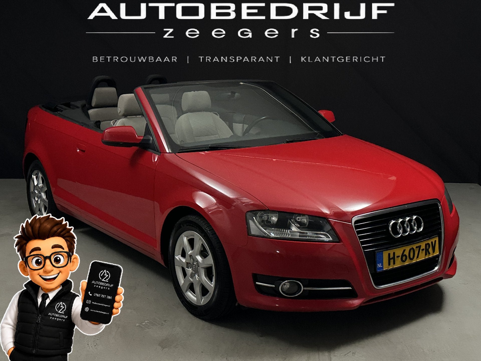 Audi A3 Cabriolet 1.2 TFSI Attraction *Cabrio*Well-Kept*, Auto's, Voorwielaandrijving, Euro 5, Gebruikt, 4 cilinders