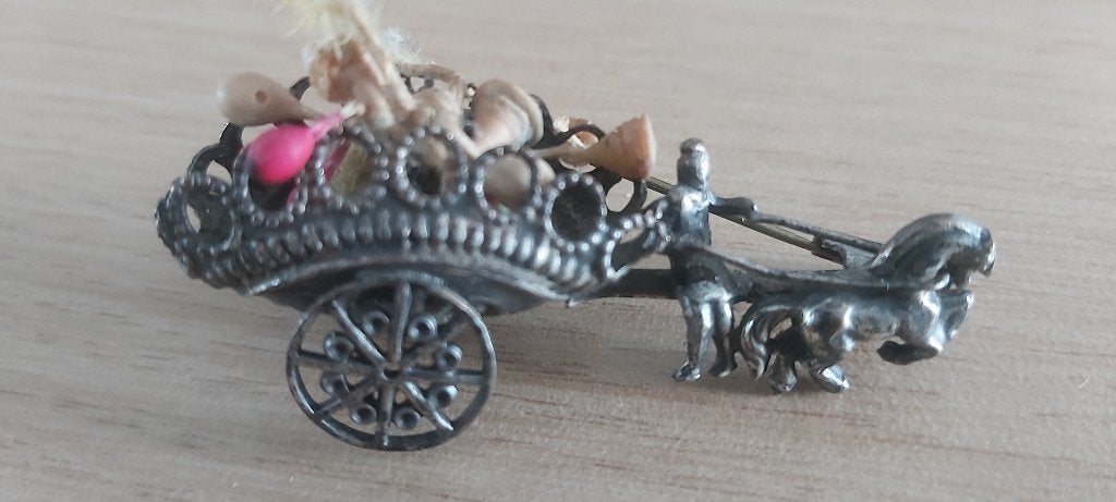 zeer oude zilveren speld, Sieraden, Tassen en Uiterlijk, Ophalen of Verzenden, Zilver, Broche
