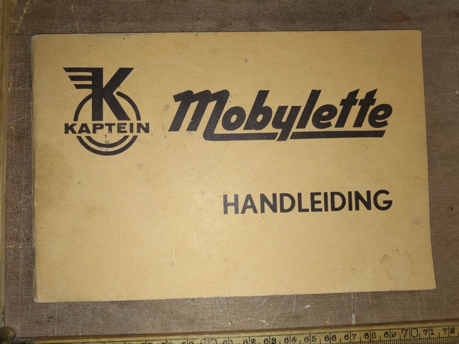 Handleiding Kapitein Mobylette 1968, Ophalen of Verzenden, Gebruikt