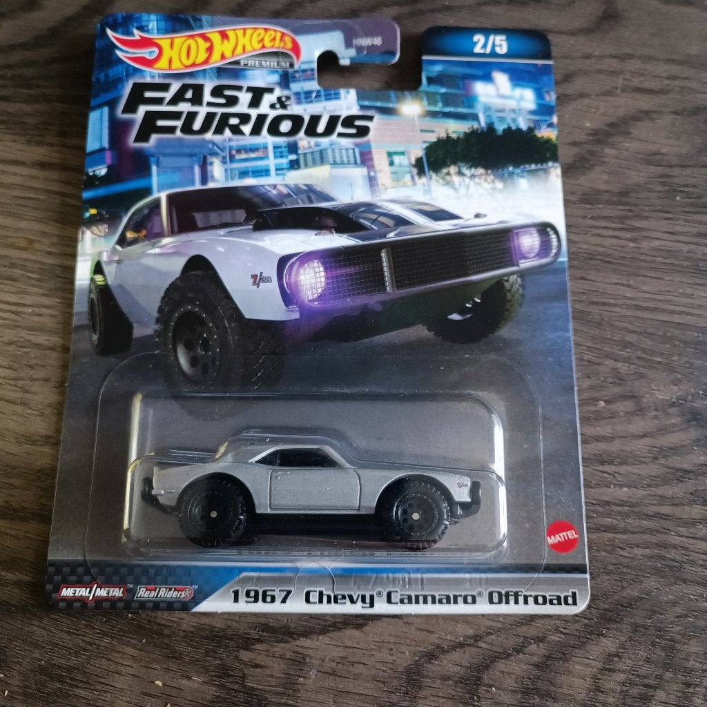 Hot Wheels Fast & Furious Off-Road 67 Chevy Camaro Off-Road, Ophalen of Verzenden, Nieuw, Auto